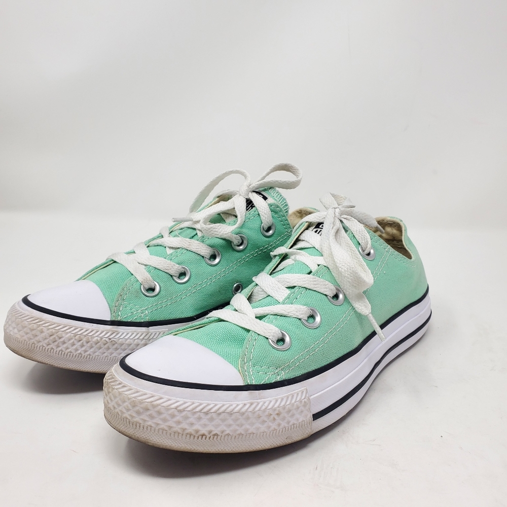 Converse pale green low back sneakers Size 6 - Picture 2 of 9